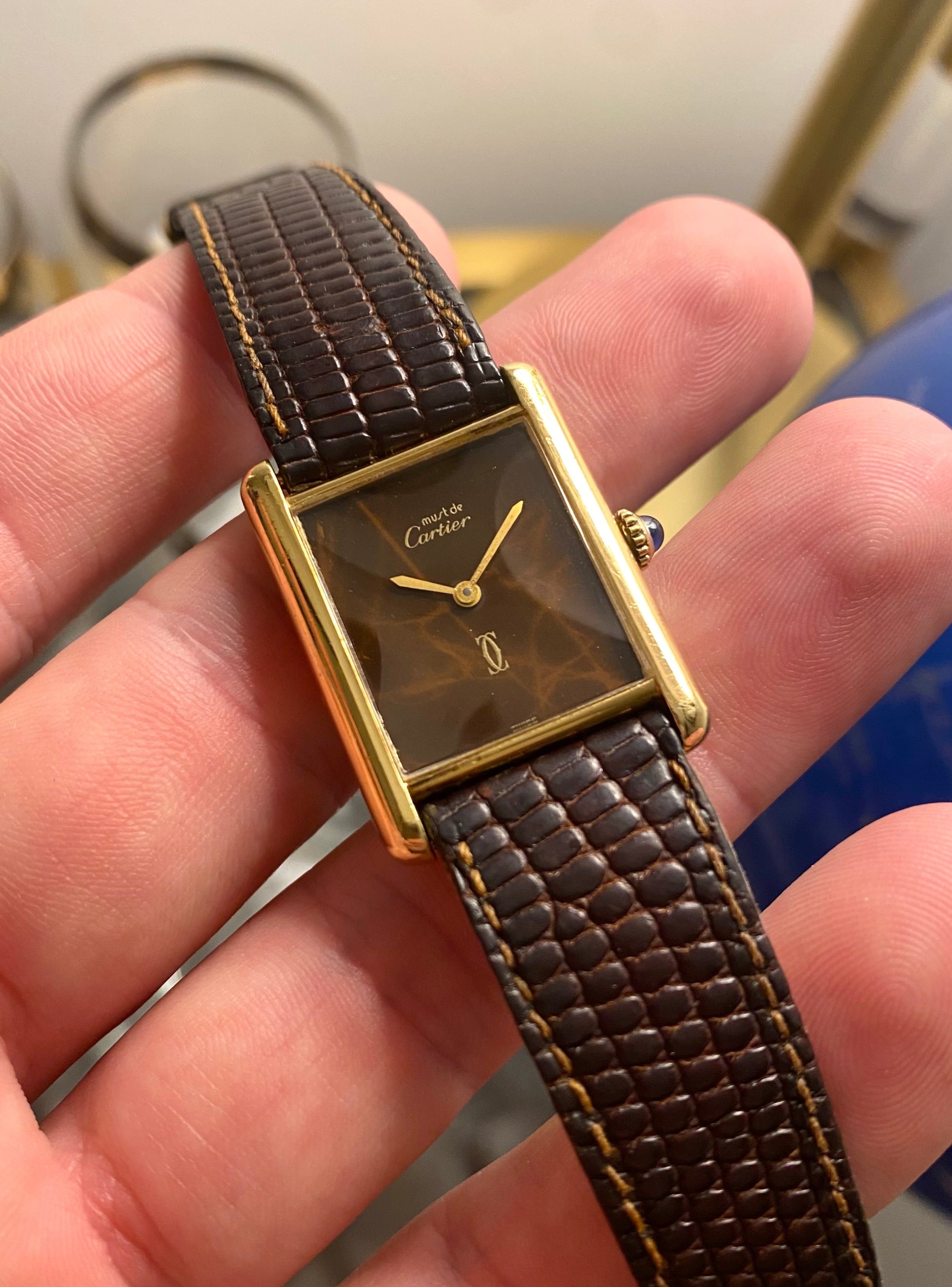 1982 Must de Cartier Tank 'Brown'