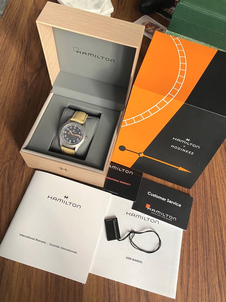 Hamilton Khaki Field Limited Edition for Hodinkee (New)