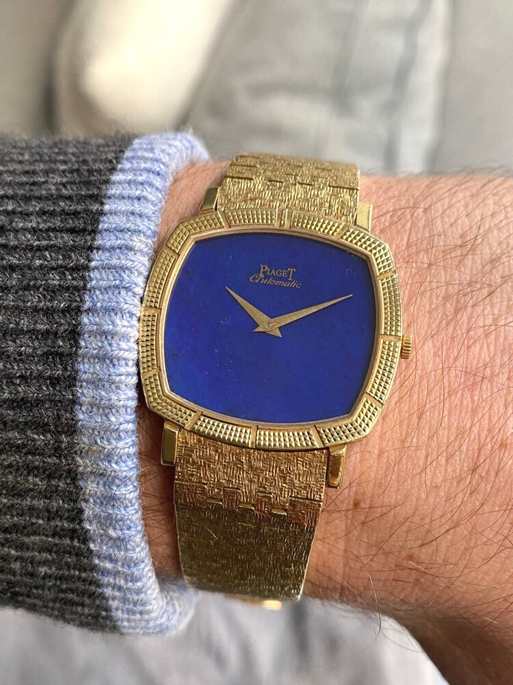 1970s Piaget ref. 12427 'Lapis Lazuli' 18k