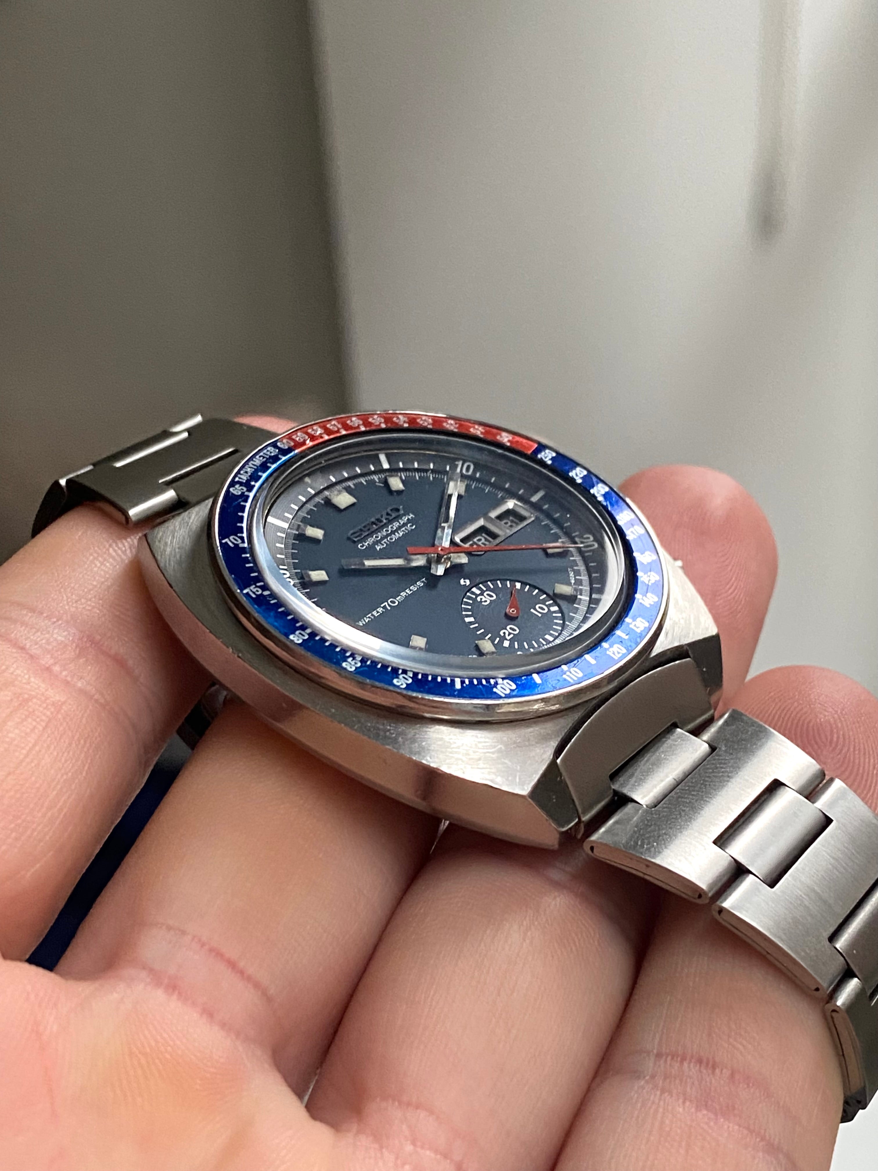 1971 Seiko 'Blue Pogue' Chronograph ref. 6139-6001