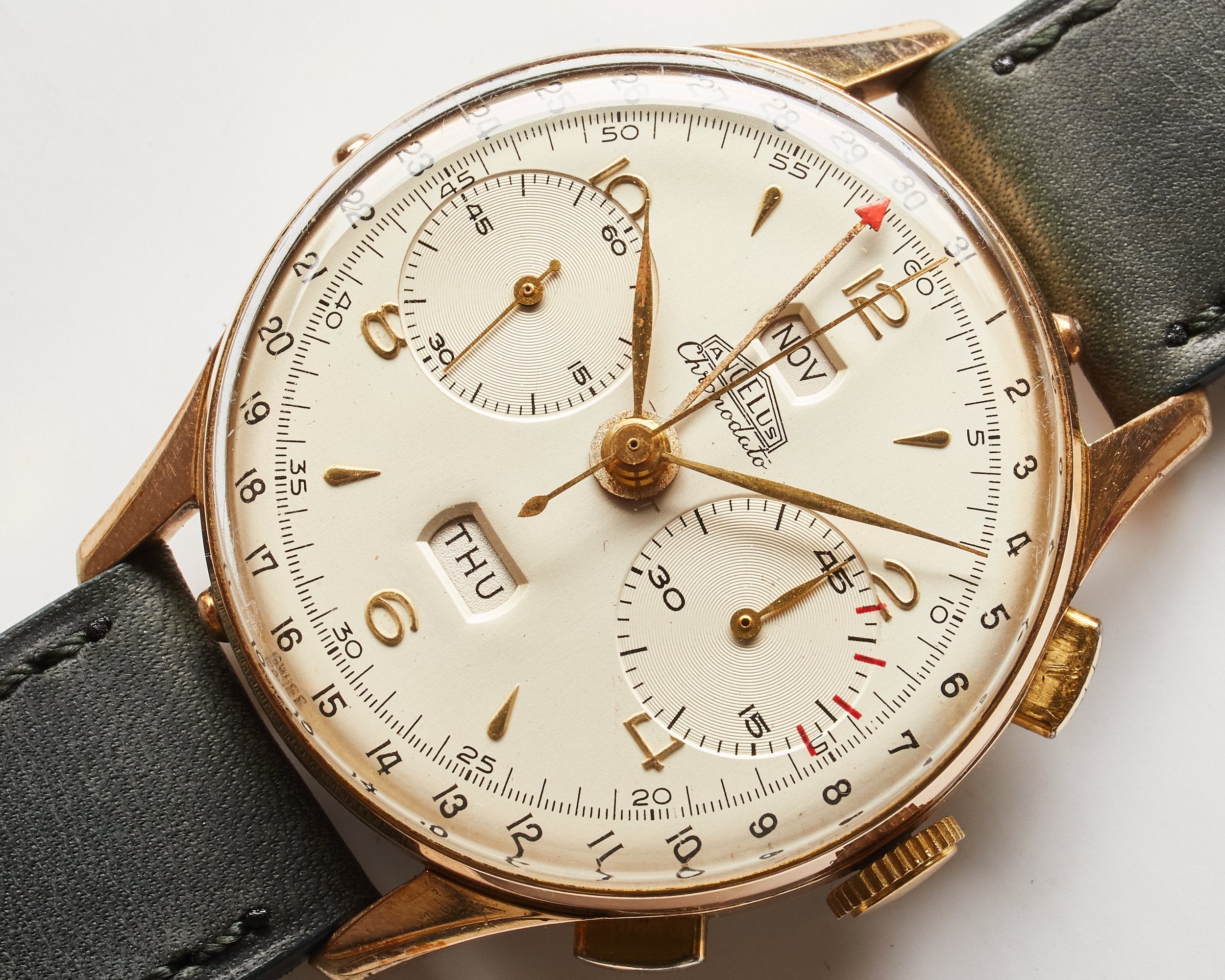 1950s Angelus Triple-Date Chronodato