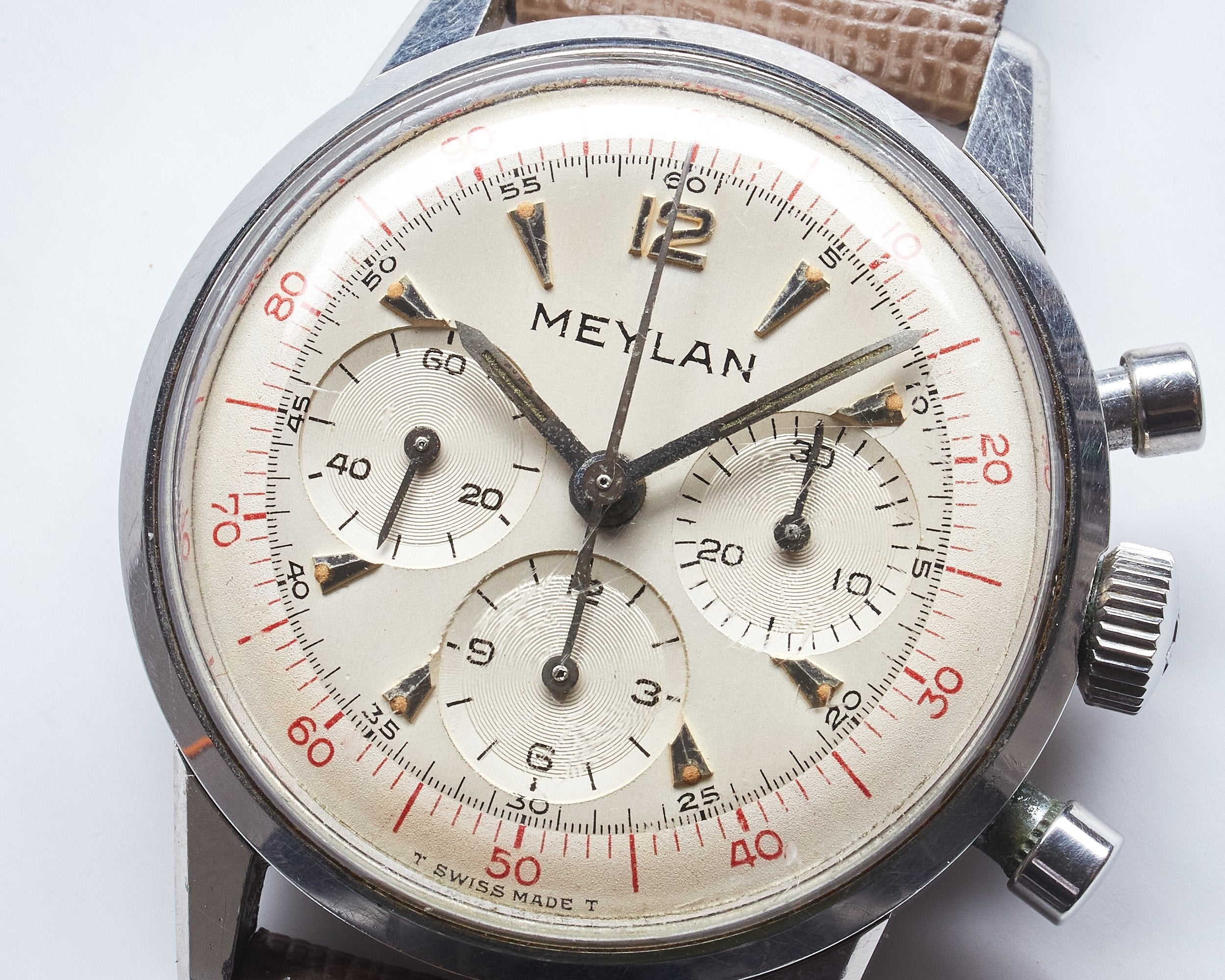 1960s Meylan Decimal Chronograph
