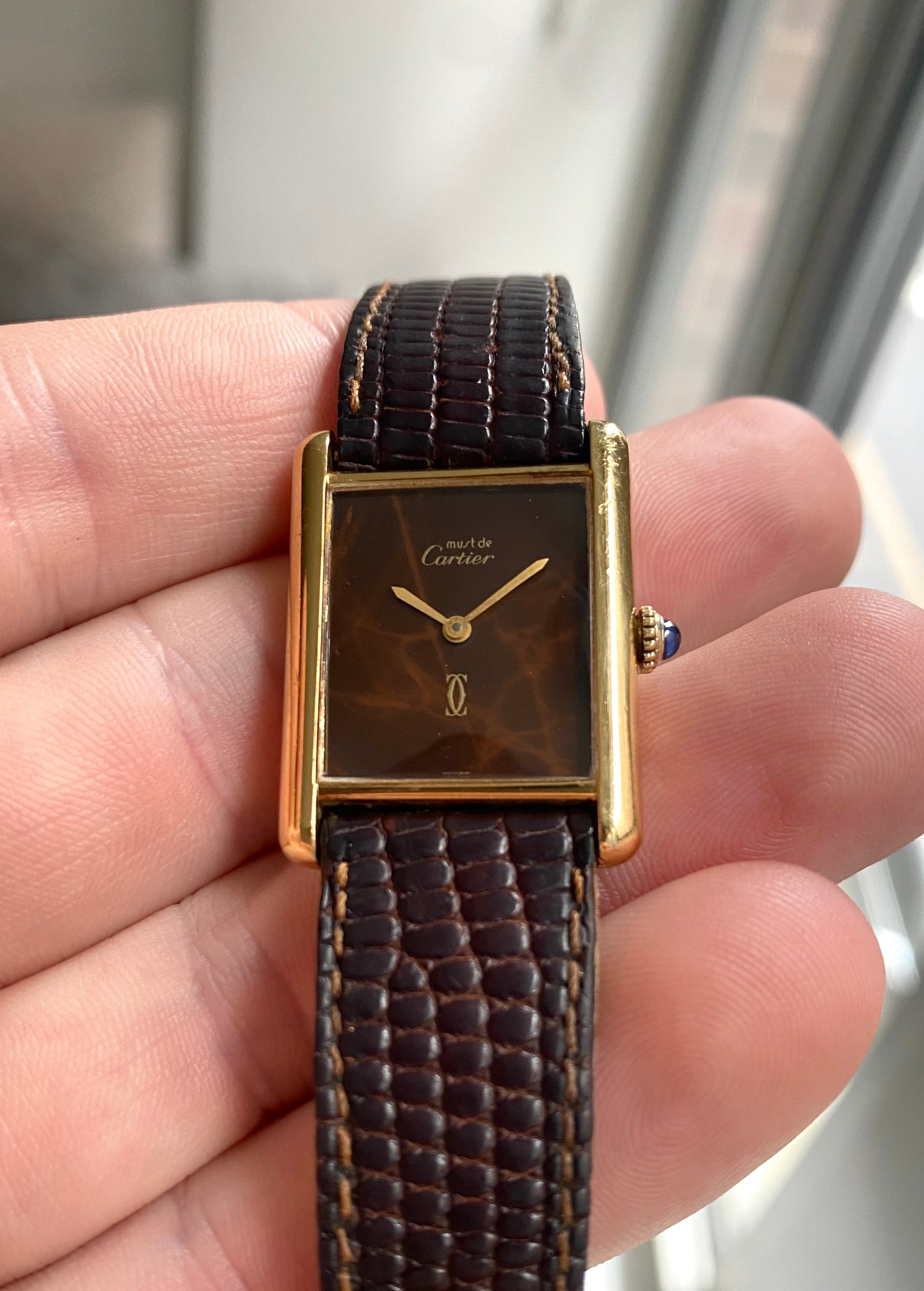 1982 Must de Cartier Tank 'Brown'