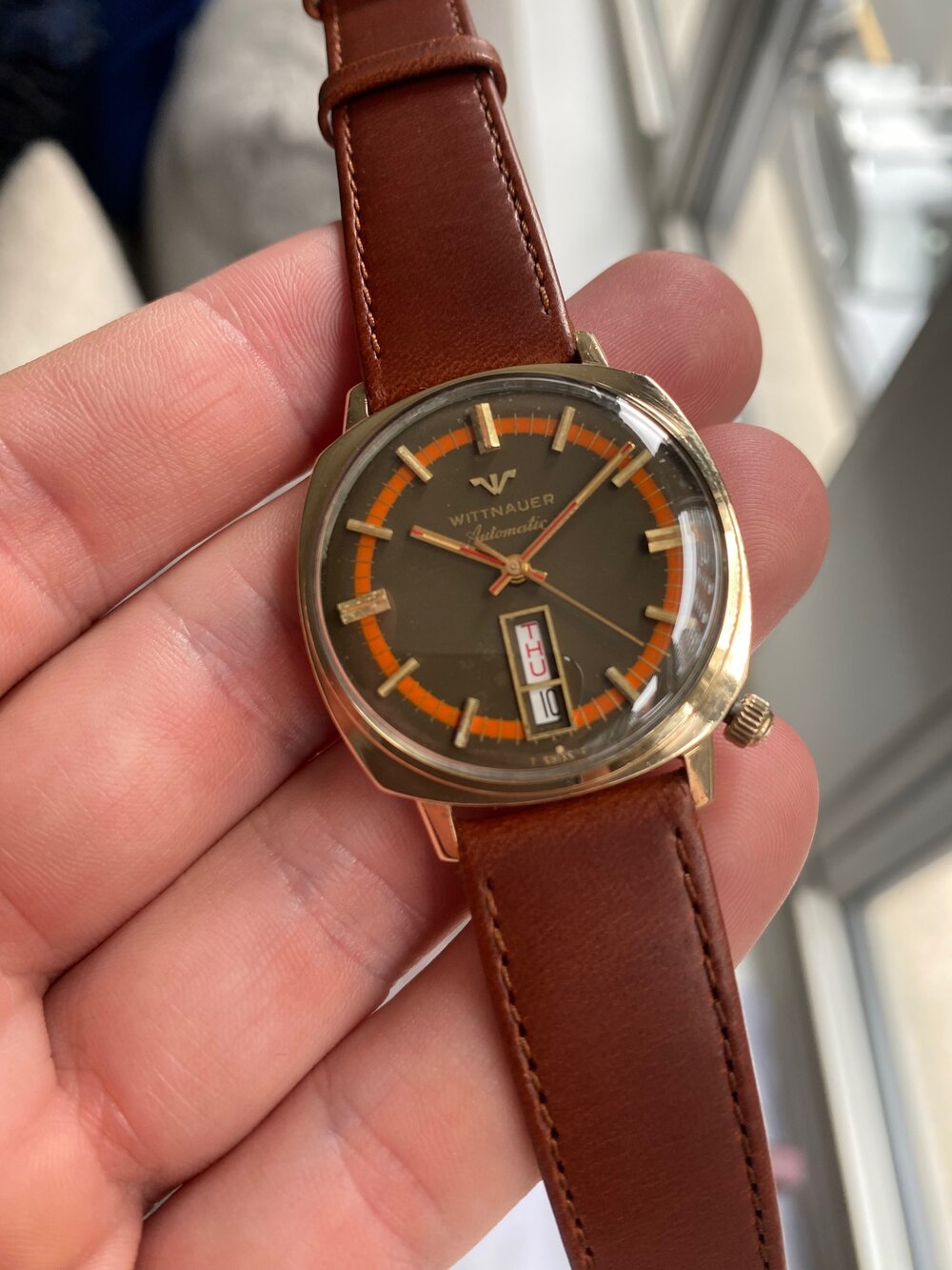 1960s Wittnauer Day-Date 'Tropical'