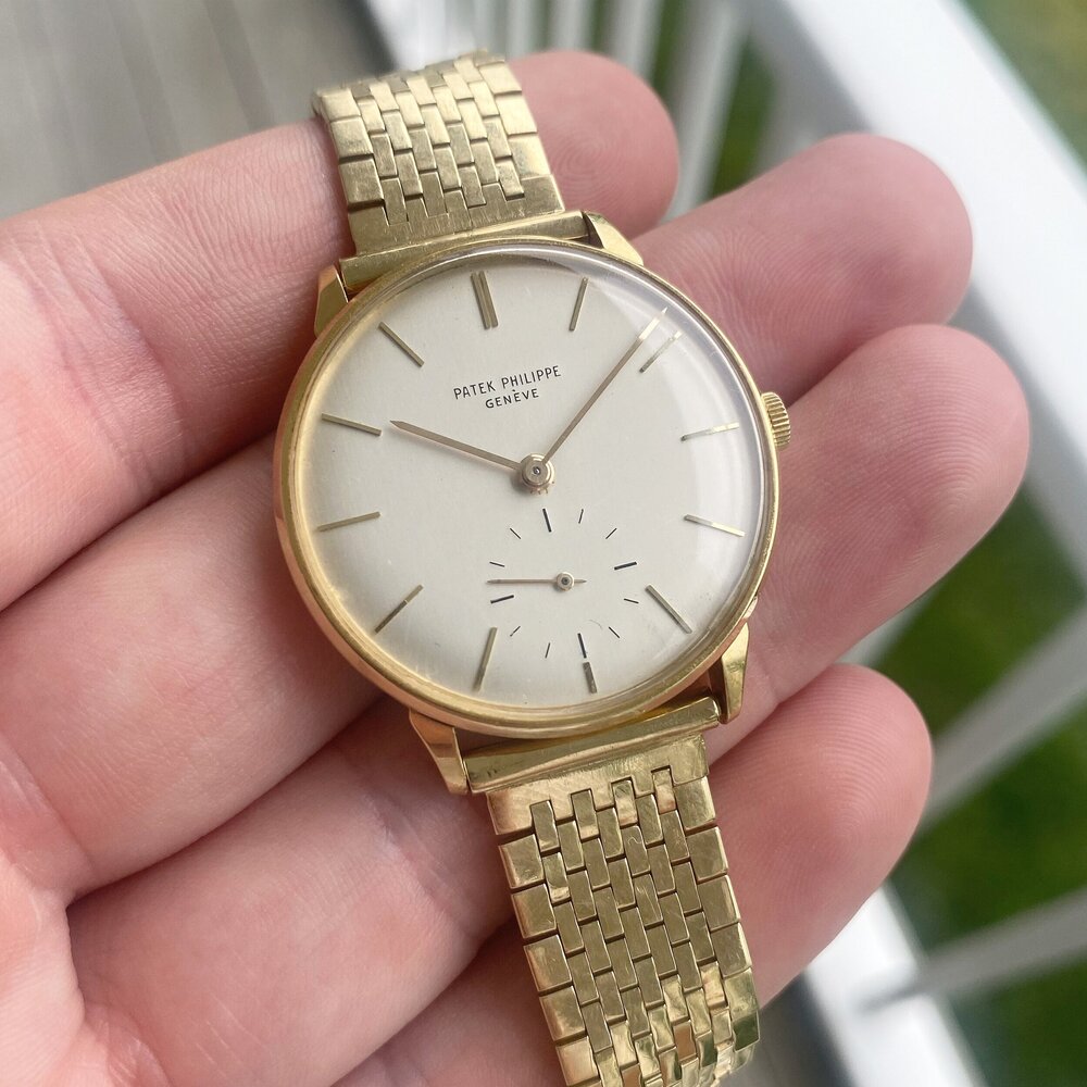 1962 Patek Philippe ref. 3420 18k w/ Extract from Archives