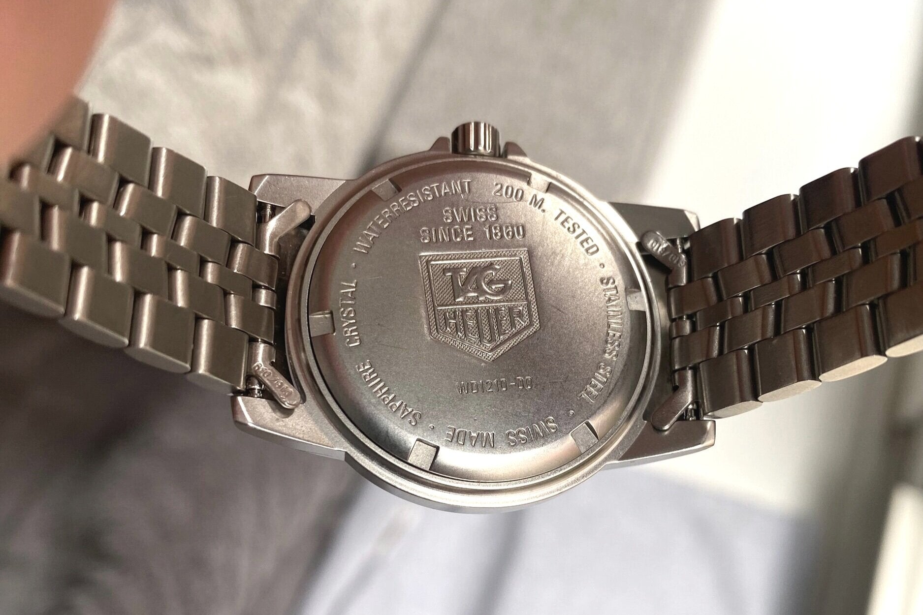1980s Tag Heuer Professional 1500 series