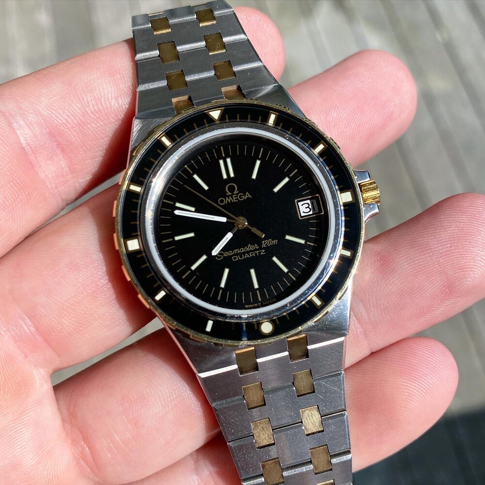 1982 Omega Seamaster ref. 396.0900 "Plongeur de Luxe" Box/ Papers
