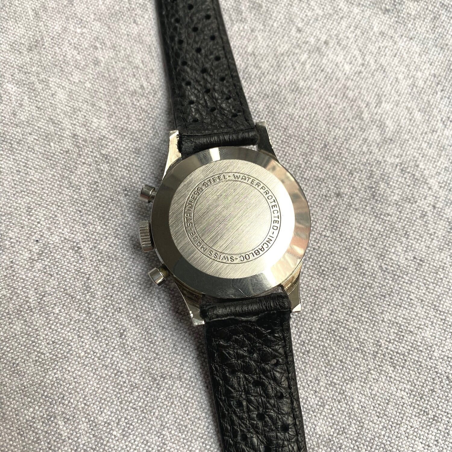 1972 Leonidas 'Reverse Panda' Chronograph