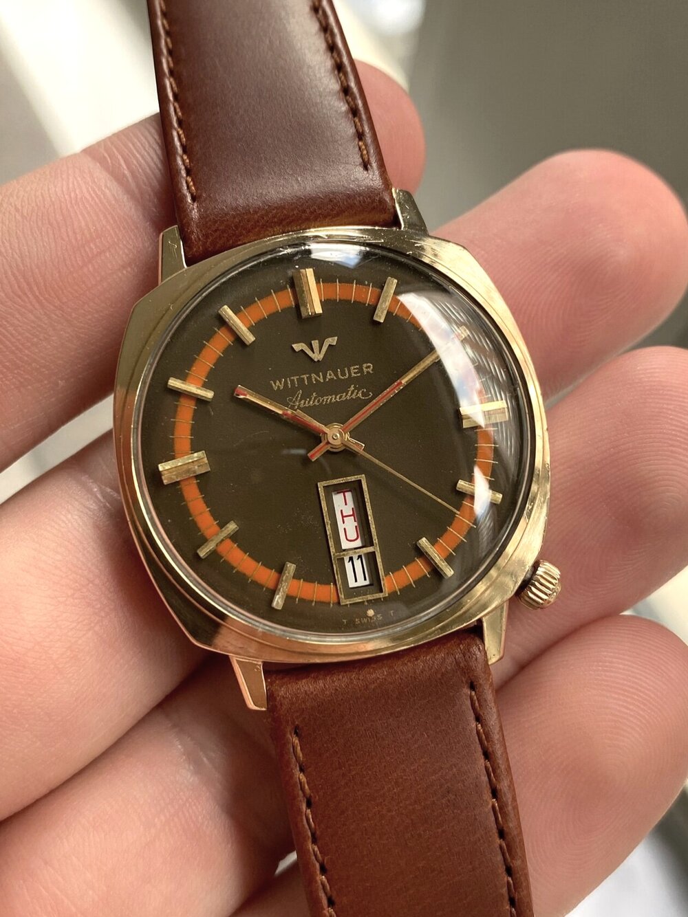 1960s Wittnauer Day-Date 'Tropical'