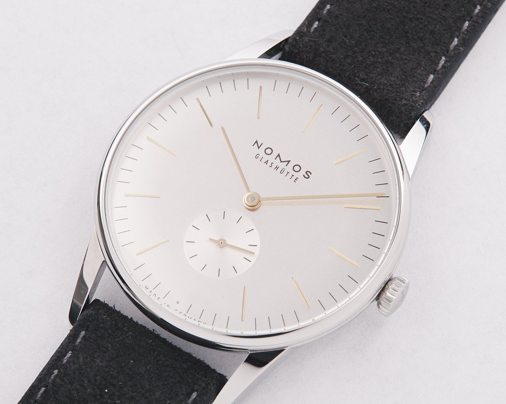 Nomos Orion 38 Silver ref. 379 (Full Set/ NEW)